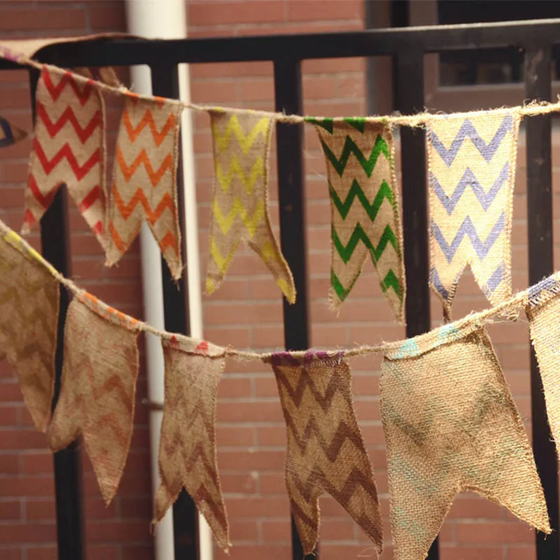 3 7 см 21 флаг Свадебный баннер ручной работы Мешковина День рождения фото реквизит