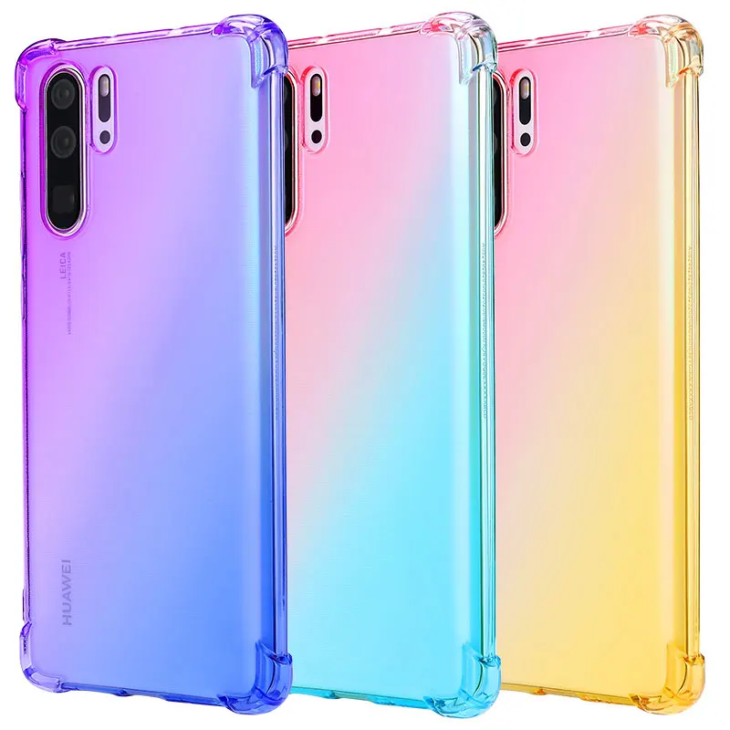 Ударопрочный грязестойкий чехол для телефона huawei P30 Pro Противоскользящий мягкий