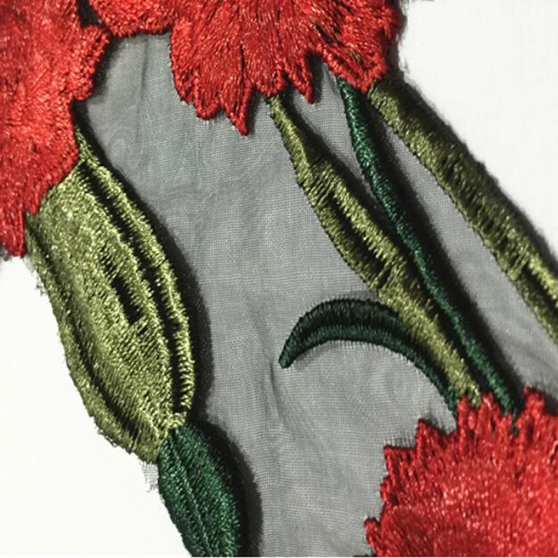 Вышивка цветок пришить патч платье шляпа сумка джинсы аппликация ремесла