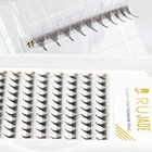 Тонкие, узкие, простые, веерные ресницы, наращивание ресниц, тонкая, точечная основа 3D 5D 6D 8D, острый ствол, готовые объемные ресницы