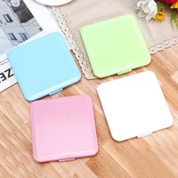 1pcs Plastic Portable Mask Square Storage Box Dust-proof Pills Seal Case Disposable Face Shield Container Holder Organizer