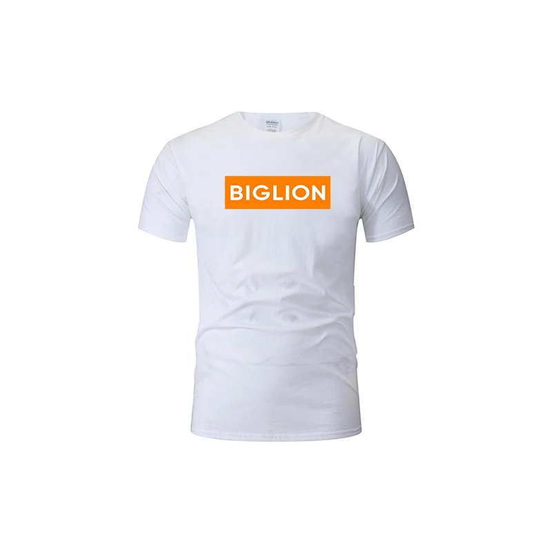

2021 new men's and women's summer casual round neck men's T-shirt biglion printed men's Sweatshirt Street trend hip hop men's to