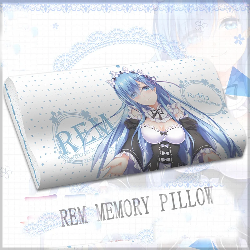 Подушка из пены с эффектом памяти MGF FGO выполненная в стиле аниме Rem Tokisaki Kurumi Sora для
