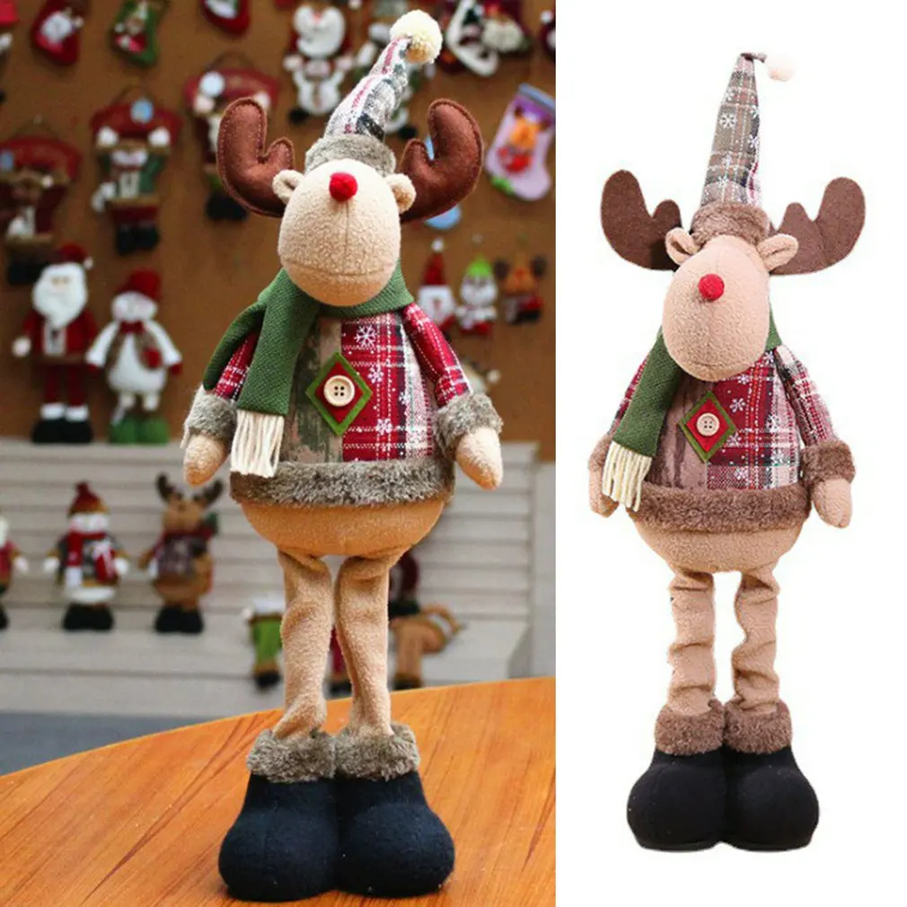 

Telescopic Christmas Doll Christmas Decoration Dolls For Home Navidad Noel Christmas Ornaments Xmas Gifts New Year
