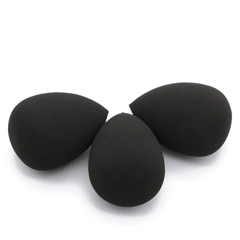 Черный аппликатор для макияжа супер мягкая губка отбеливающий увлажняющий