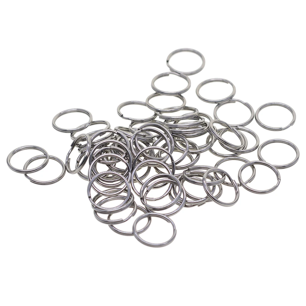 100 шт. маленький 0. Кольца для ключей из нержавеющей стали &quotсделай сам&quot