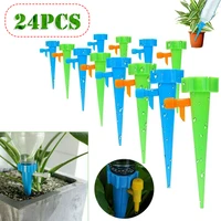 24pcs watering spikes auto drip irrigation watering system dripper spike kits garden household plant flower watering tools