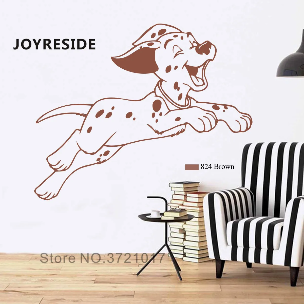 Виниловая наклейка с изображением собаки девушки и мальчика | Дом сад