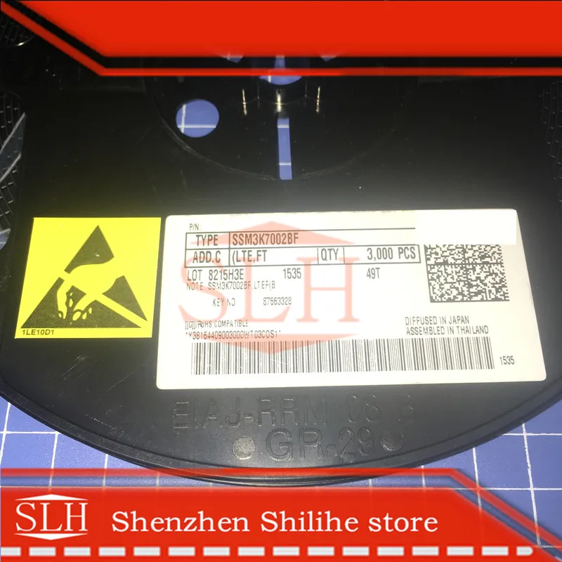 

100pcs/lot SSM3K7002BF SSM3K7002 Brand new original.
