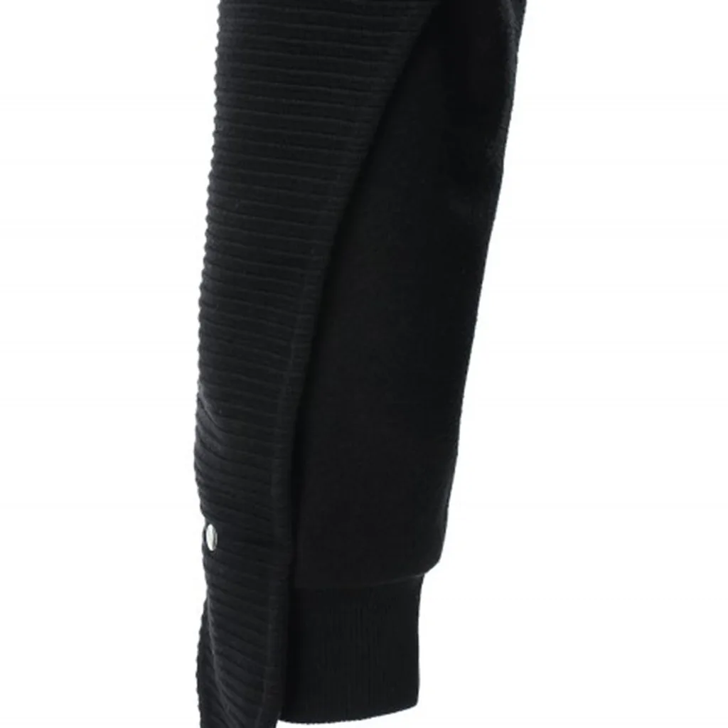 Мужской пуловер в стиле ретро с длинными рукавами маской и пуговицами на локтях