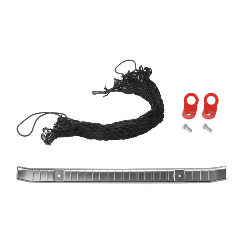 Сетка для груза багажника Sansour Metal Auto Tail Rear Trunk Cargo Luggage Net Lock Hook Floor Hooks For Suzuki Jimny 2007-2015 Interior Car Accessories.