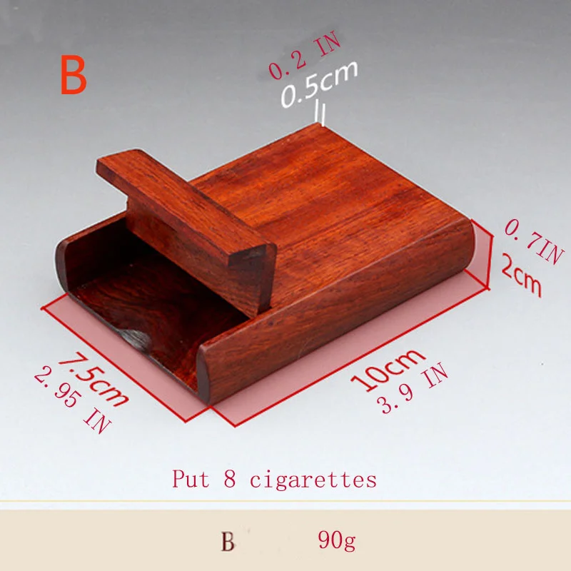 Чехол из массива дерева для сигар длина 85 и 100 мм | Дом сад