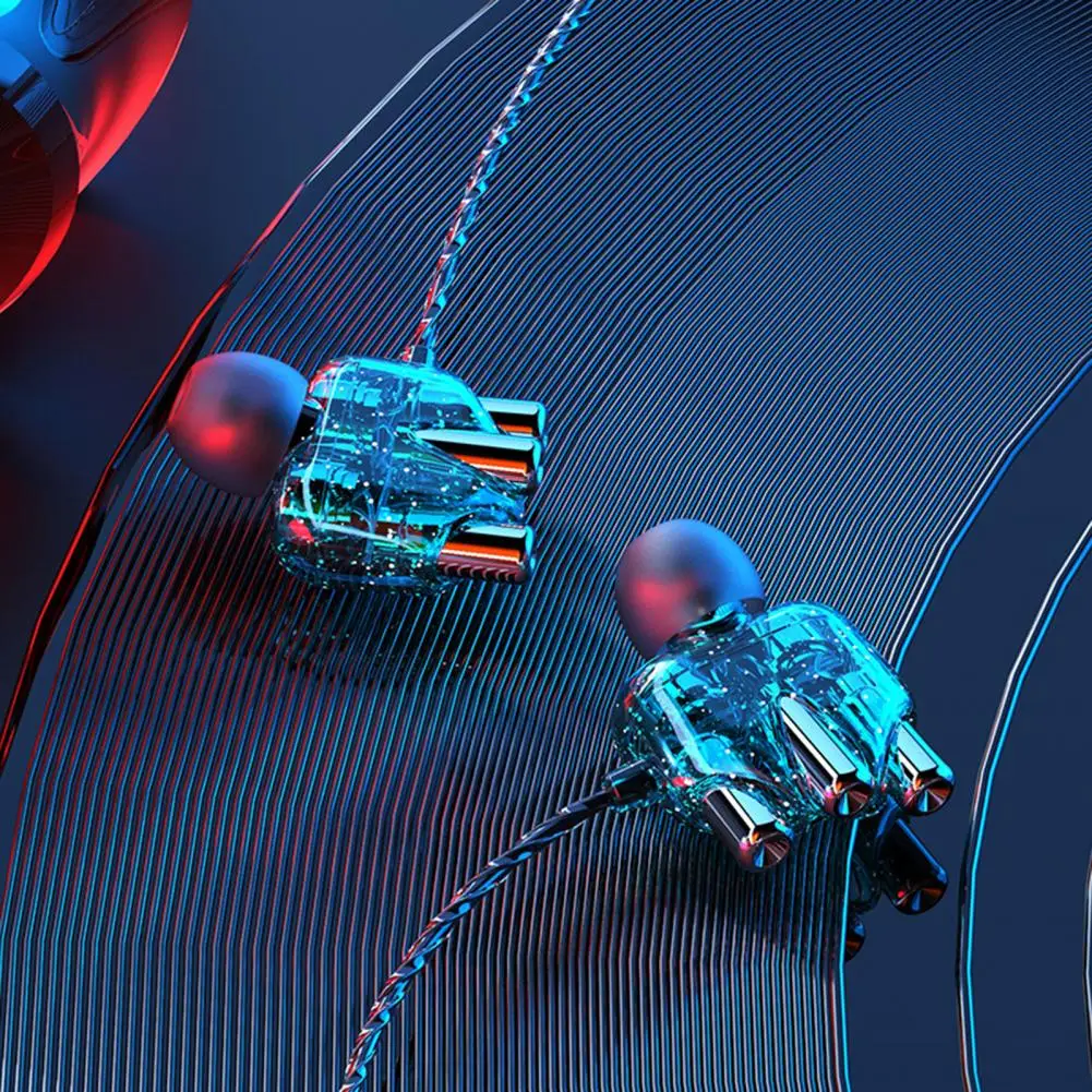 Проводные наушники с защитой от обмотки многожильные проводные