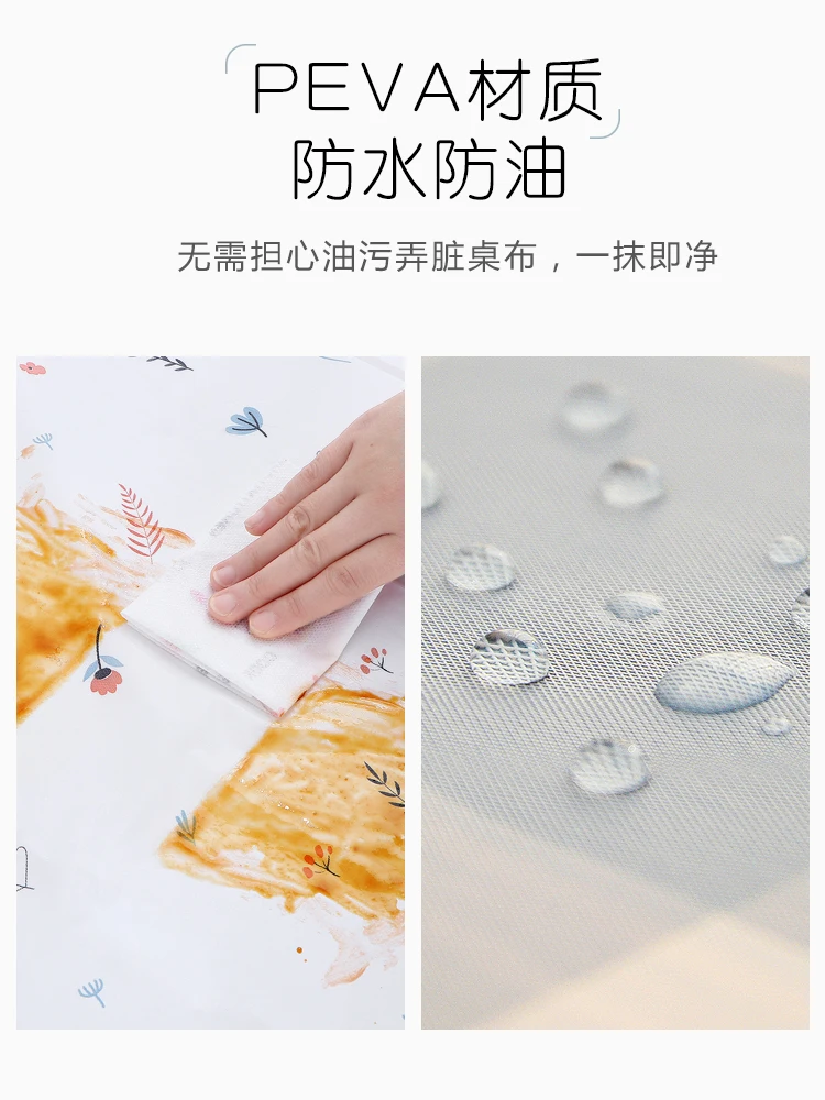 Синяя Современная скатерть в клетку скандинавском стиле водонепроницаемая для