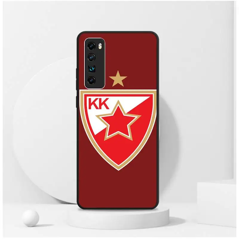 

Serbia FK Crvena Zvezda Accessories Phone Case For Huawei P9 P10 P20 P30 P40 Lite 2017 Pro SMART2019 Cover Fundas Coque