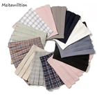 Женская юбка в клетку в стиле преппи, юбки 2022 с высокой талией, шикарная Студенческая плиссированная юбка Harajuku Ulzzang, мини-юбки а-силуэта