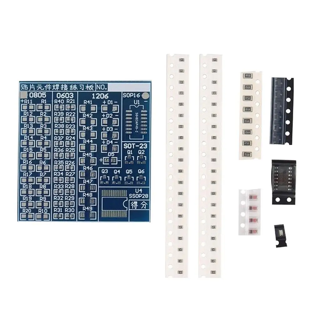 

SMT SMD Component Weld Welding Practice PCB Board Soldering Solder DIY Kit