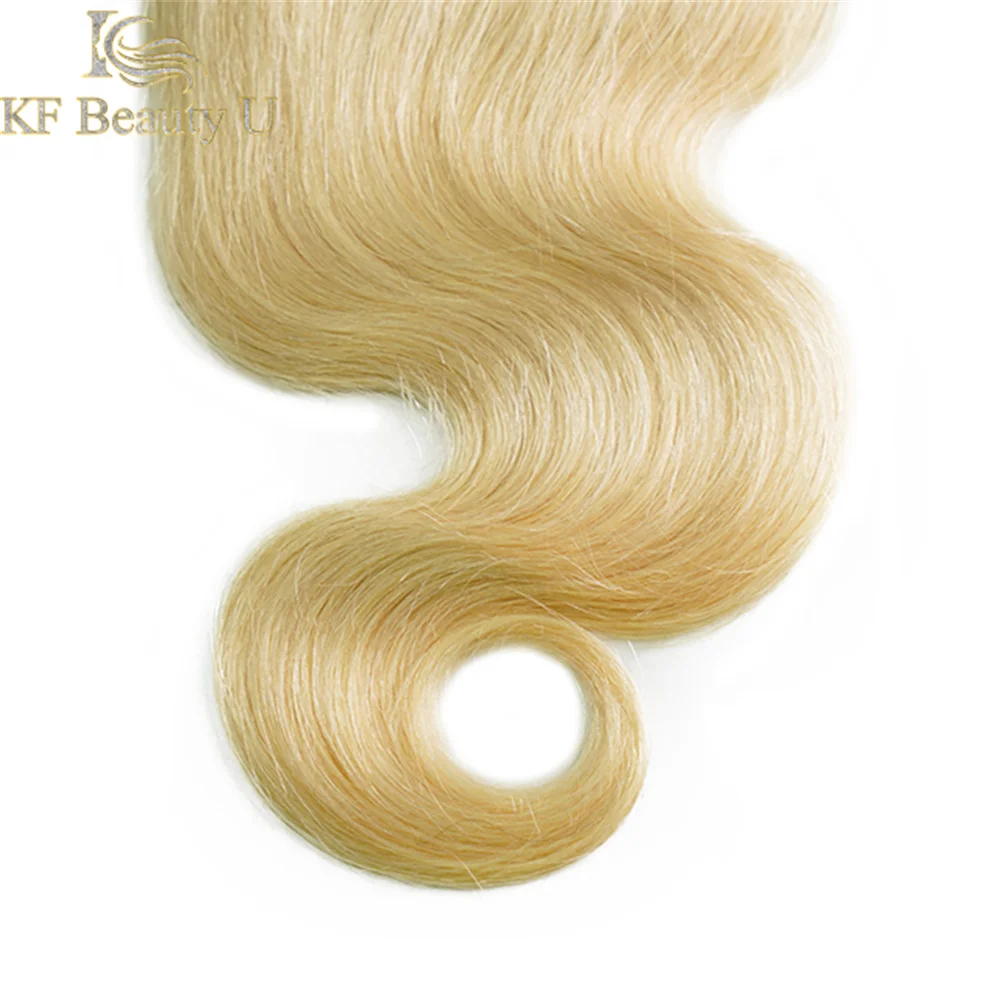 613 4x4 кружевные застежки медовые светлые швейцарские Детские волосы с