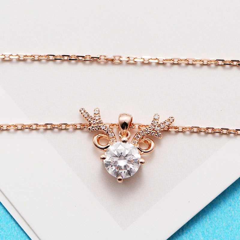 Ожерелье с бриллиантовой подвеской для женщин 0 5 карата VVS Charles Colvard Forever One