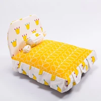 pet sofa puppy luxury bed for small medium large dog soft bedding moisture proof bottom washable cotton linen cushion mattress