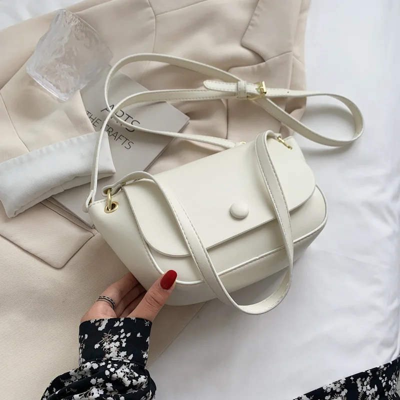 

Summer Small Bag Women's 2021 New Fashion Single Shoulder Underarm Bag French Niche Saddle Bag Purses and Handbags Designer