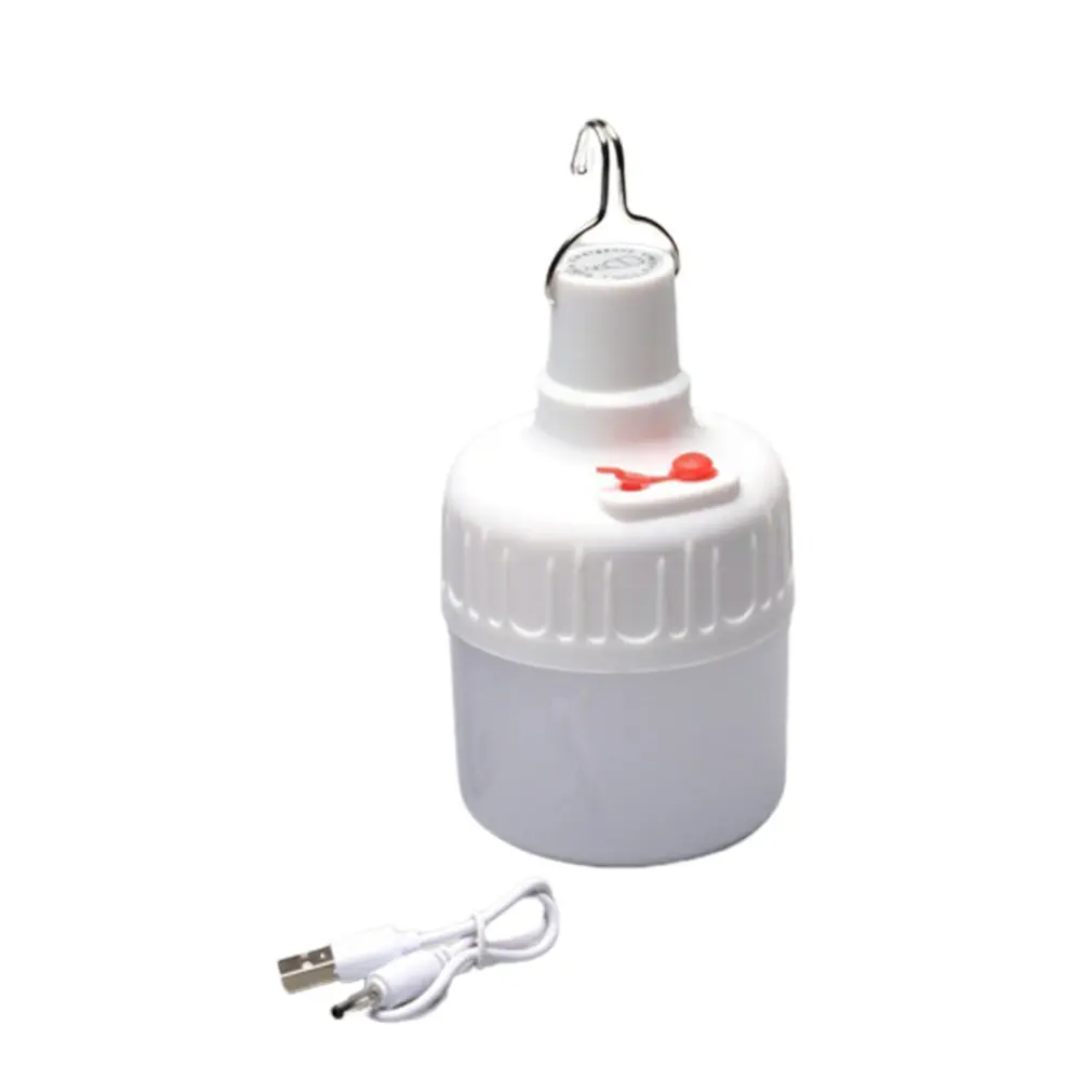 

Outdoor Emergency Night Market Light Solar USB Rechargeable LED Bulb Lamp Camping Lamp Handheld Spotlight Lantern Flashlight
