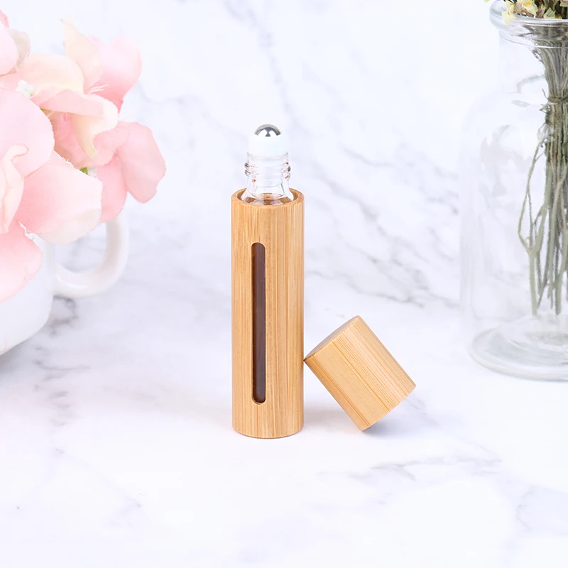

Пустой флакон для эфирных масел, духов, 10 мл, из бамбука