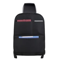car back seat organizer storage box pockets kick mats for kid foldable auto seat back bag