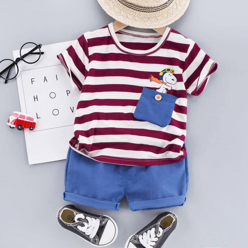 Комплект одежды из 2 предметов для новорожденных мальчиков ясельного возраста