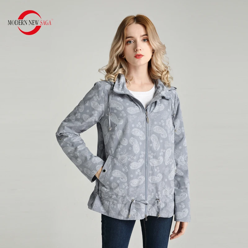 MODERN NEW SAGA 2020 Весенняя Женская Куртка Высокое Качество Пиджак Женский Осеннее