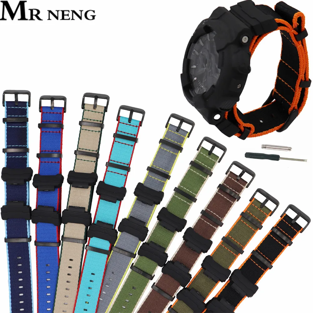 Ремешок NATO ZULU нейлоновый холщовый ремешок для G S GA110/100/120/150/200/400 GD 100/110/120 DW 5600