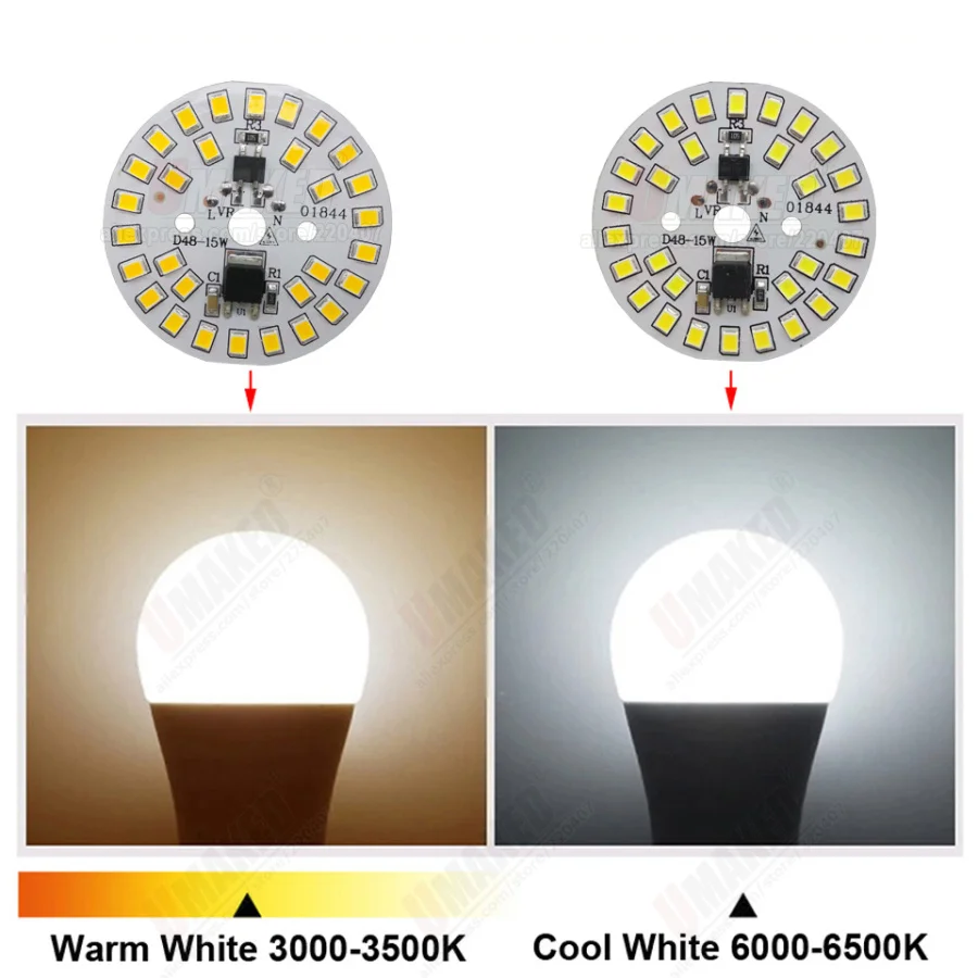 10 шт ac 220v led pcb SMD2835 3w 5w 7w 9w 12w 15w встроенный драйвер ic, светодиодный ные бусины smart IC SMD, светодиодный источник светильник светодиодный светодиод... (art.: 79d519503) - 79d519503