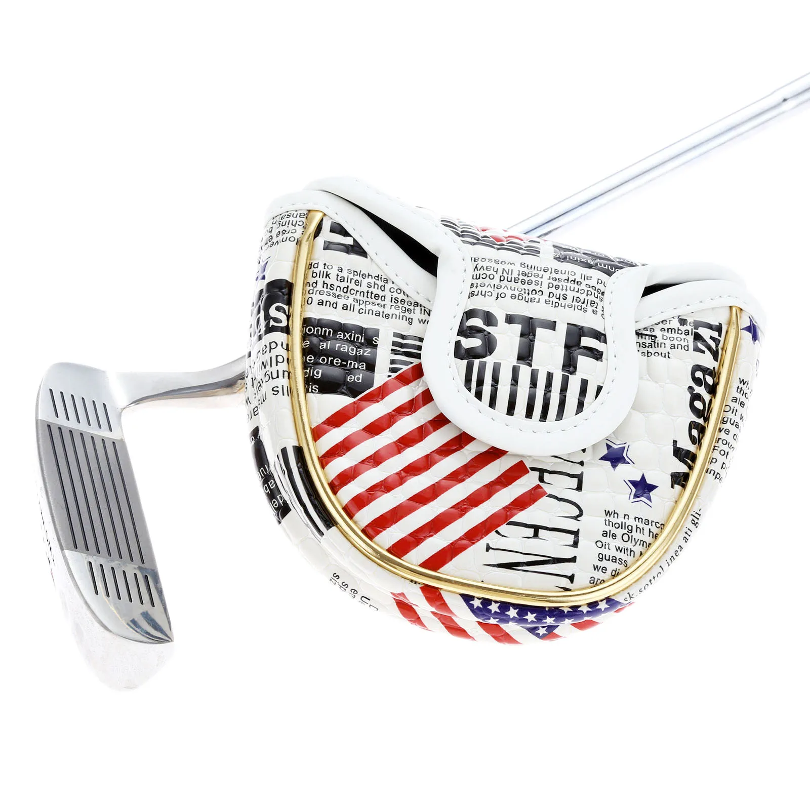 1 шт. Водонепроницаемый искусственная кожа Молоток Гольф Лезвие короткой клюшки