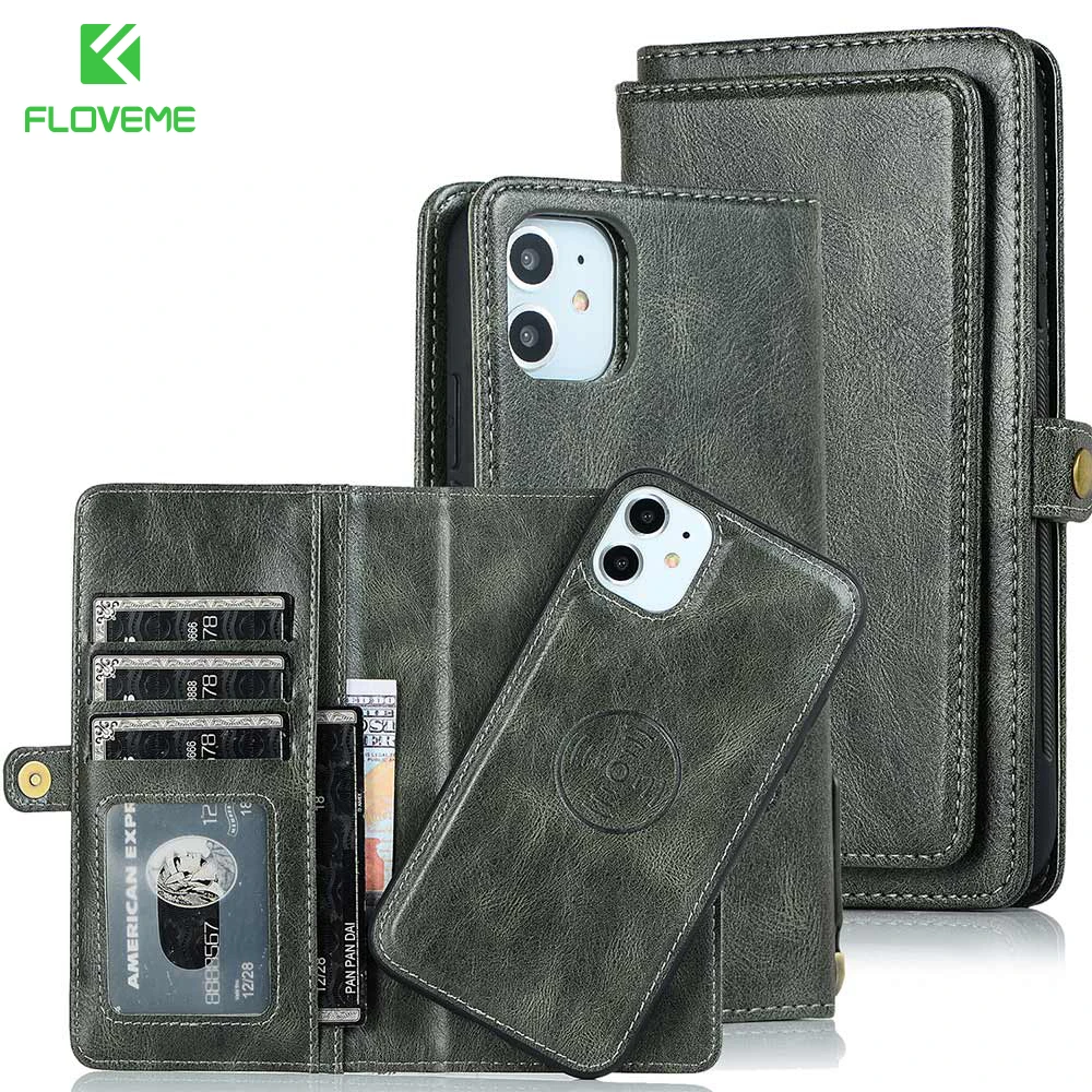 Кожаный чехол для Samsung Galaxy A50 A40 A70 S8 S9 S10 Plus Note 10 бумажник iPhone 11 Pro XS MAX XR X 7 8 6 6S