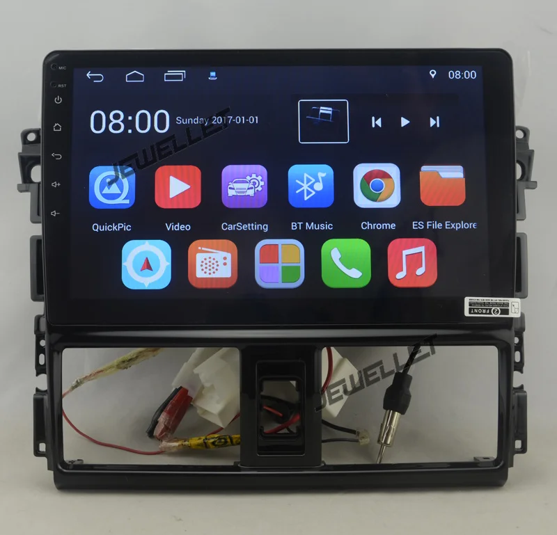10 1 &quotчетырехъядерный 2.5D ips экран Android Автомобильный gps Радио навигатор для Toyota Vios