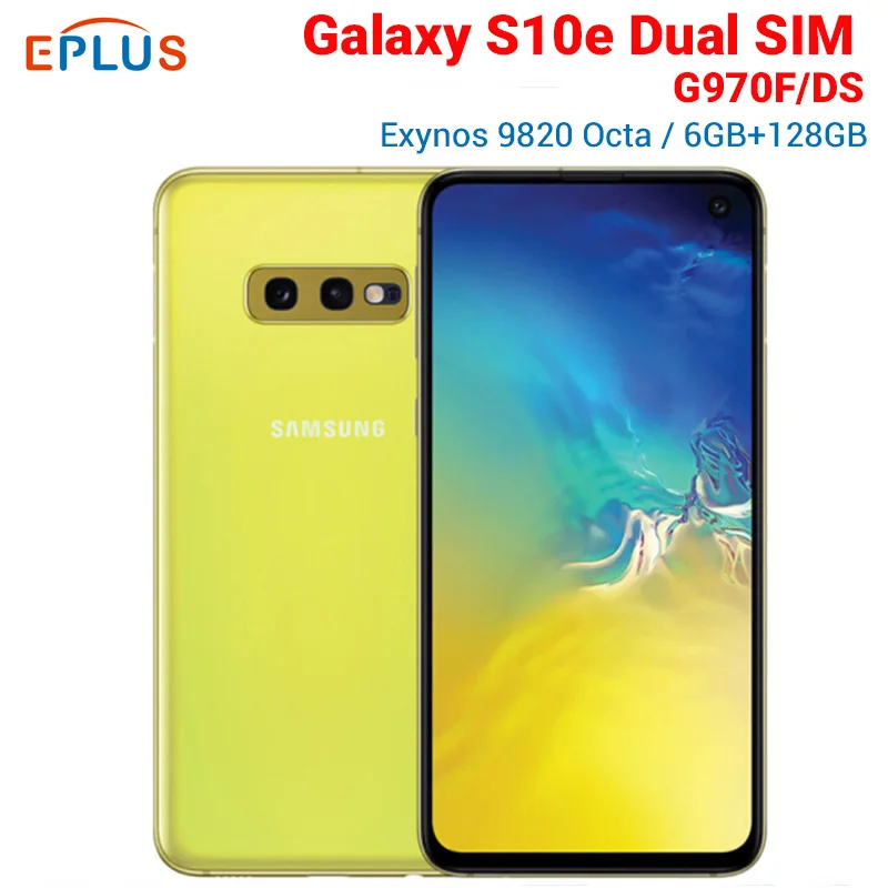 Глобальная версия смартфона Samsung Galaxy S10e 5 8 дюйма мобильный телефон Exynos 9820 с двумя