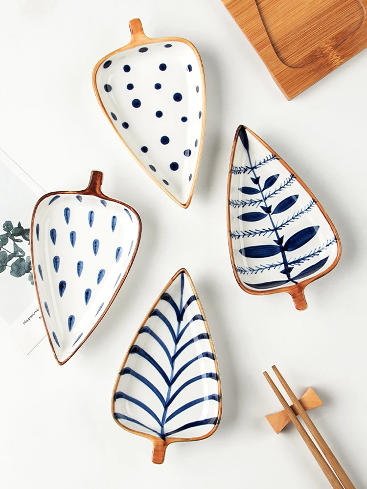 Японское керамическое блюдо со вкусом семейное маленькое индивидуальное