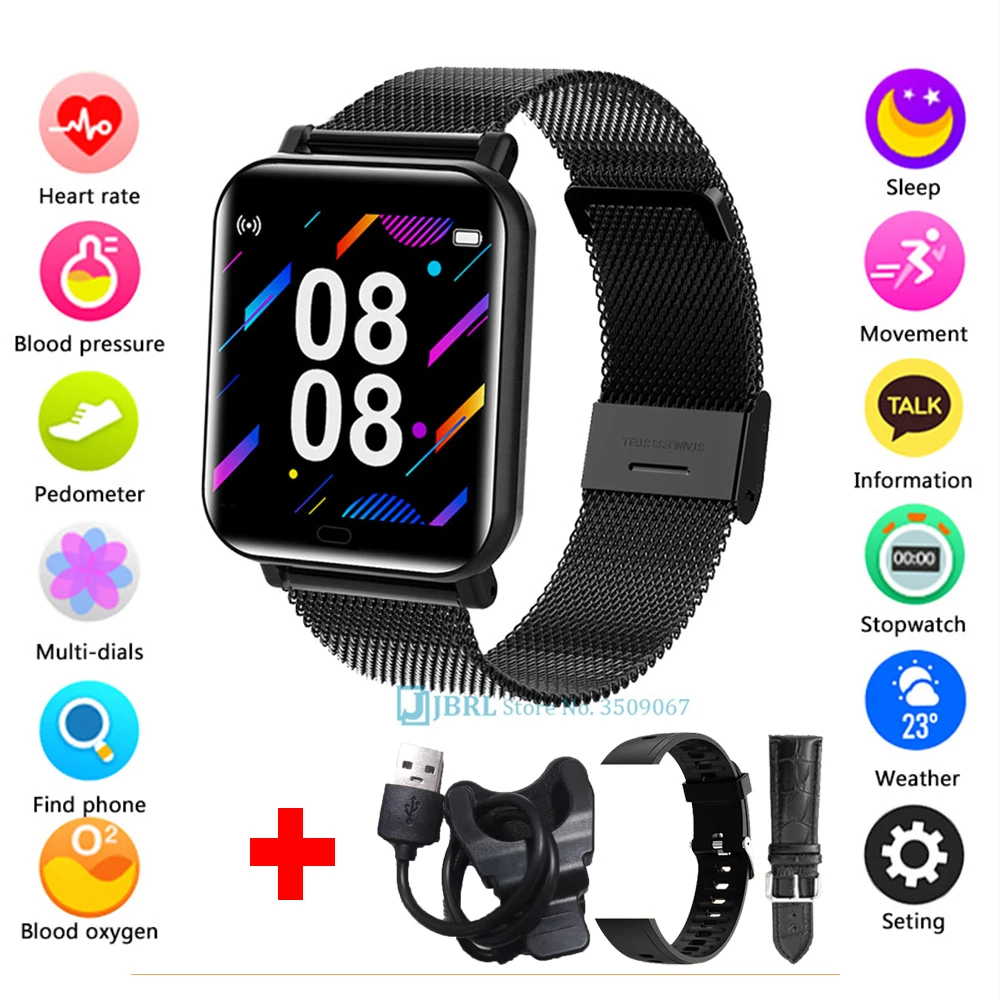 2021 Смарт часы для мужчин и женщин спортивный трекер Bluetooth женский мужской браслет