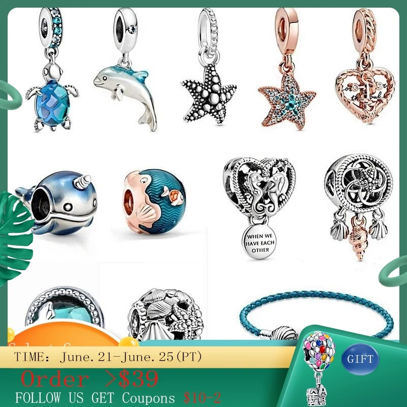 Женские Ювелирные изделия из стерлингового серебра 925 пробы цепочка с подвесками