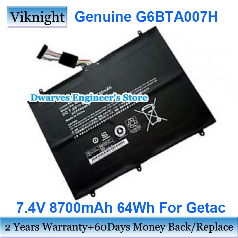 Оригинальный аккумулятор для ноутбука G6BTA007H 7 4 В 8700 мАч 64 Втч DR-WA07 Getac Wacom CINTIQ