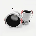 Затемнения с антибликовым покрытием COB светодиодный локальный светильник 5 Вт7 Вт9 Вт12 Вт светодиодный точечные потолочные светильники Теплый Холодный белый фон светодиодный лампы Освещение в помещении