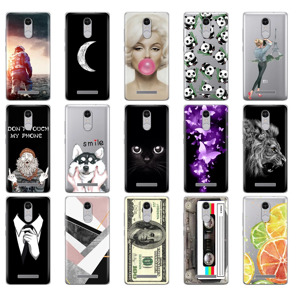 Силиконовый чехол для Xiaomi Redmi Note 3 мягкая задняя крышка из ТПУ pro телефона длиной 150