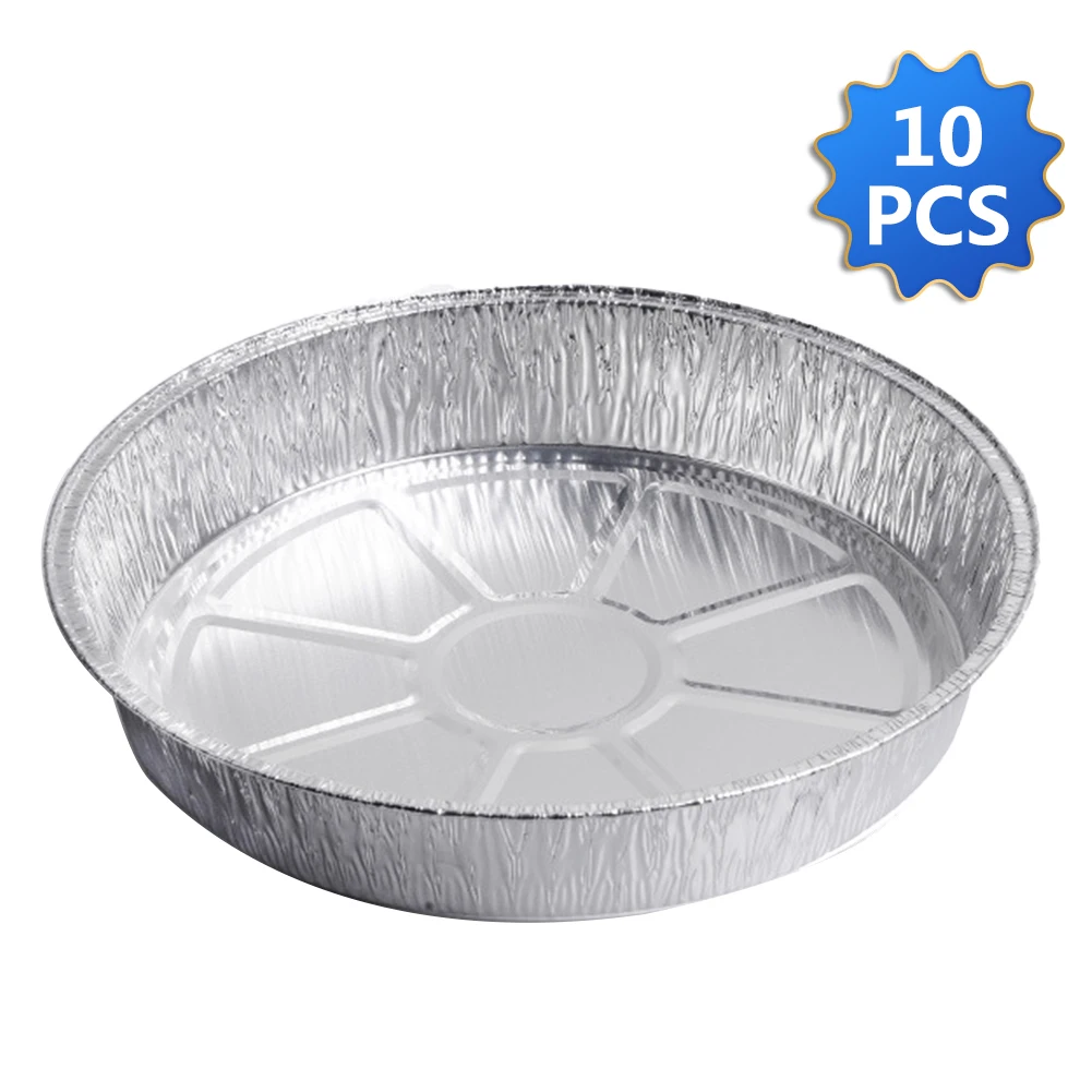 

Disposable Bakeware Deep Steam Aluminum Pans for Baking Roasting Reheating Transportation Storage and More Aluminum Table Pans
