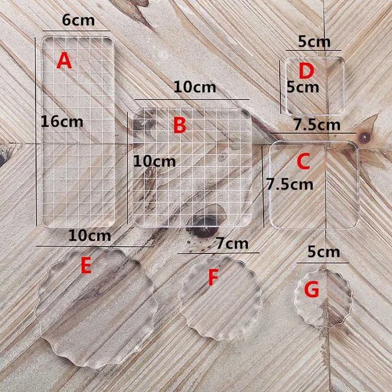 1 шт./упак. процесс EssentialBlock высокой прозрачности акриловый блок Pad студент