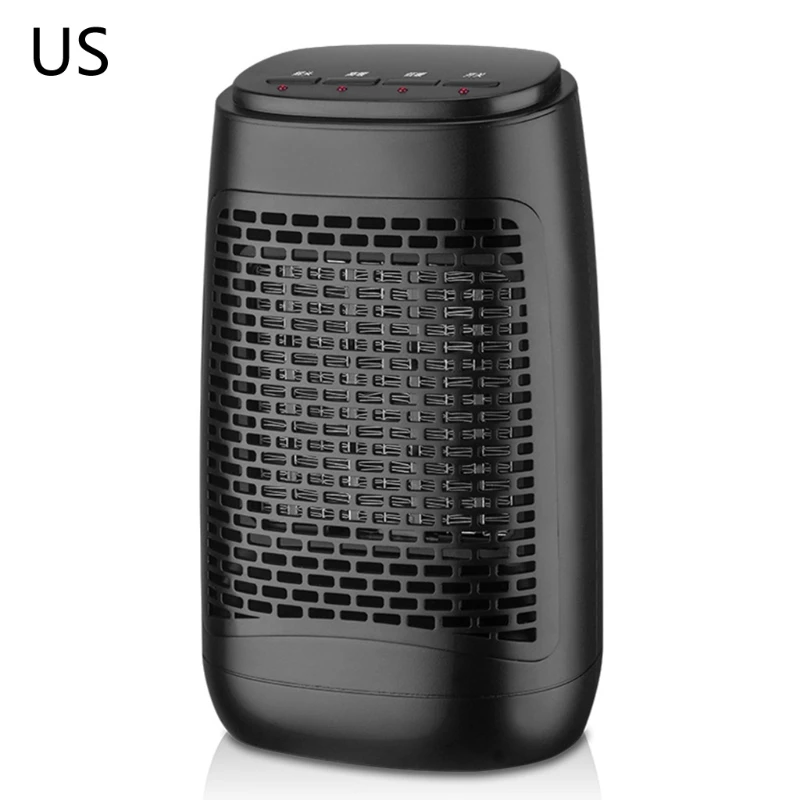 

Portable Electric Space Heater PTC Ceramic Heaters Thermostat Fast Heating Safe Quiet for Office Room Desk Indoor Use