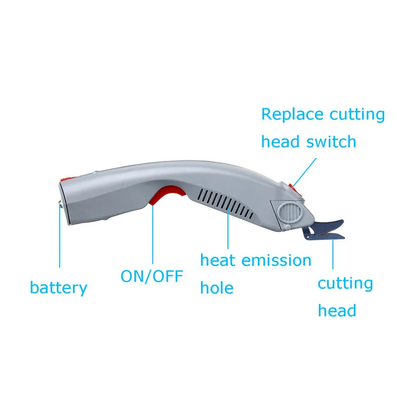 

Potable 110V-240V 35W Electric Scissor Auto Cutter Cordless Tailors Scissors Rechargeable For Cutting Garment Fabric 4500rpm