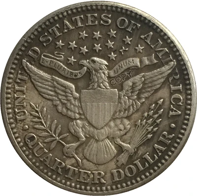 Копии монет США 1904 P O Парикмахерская или свобода голова четверть доллара | Дом и