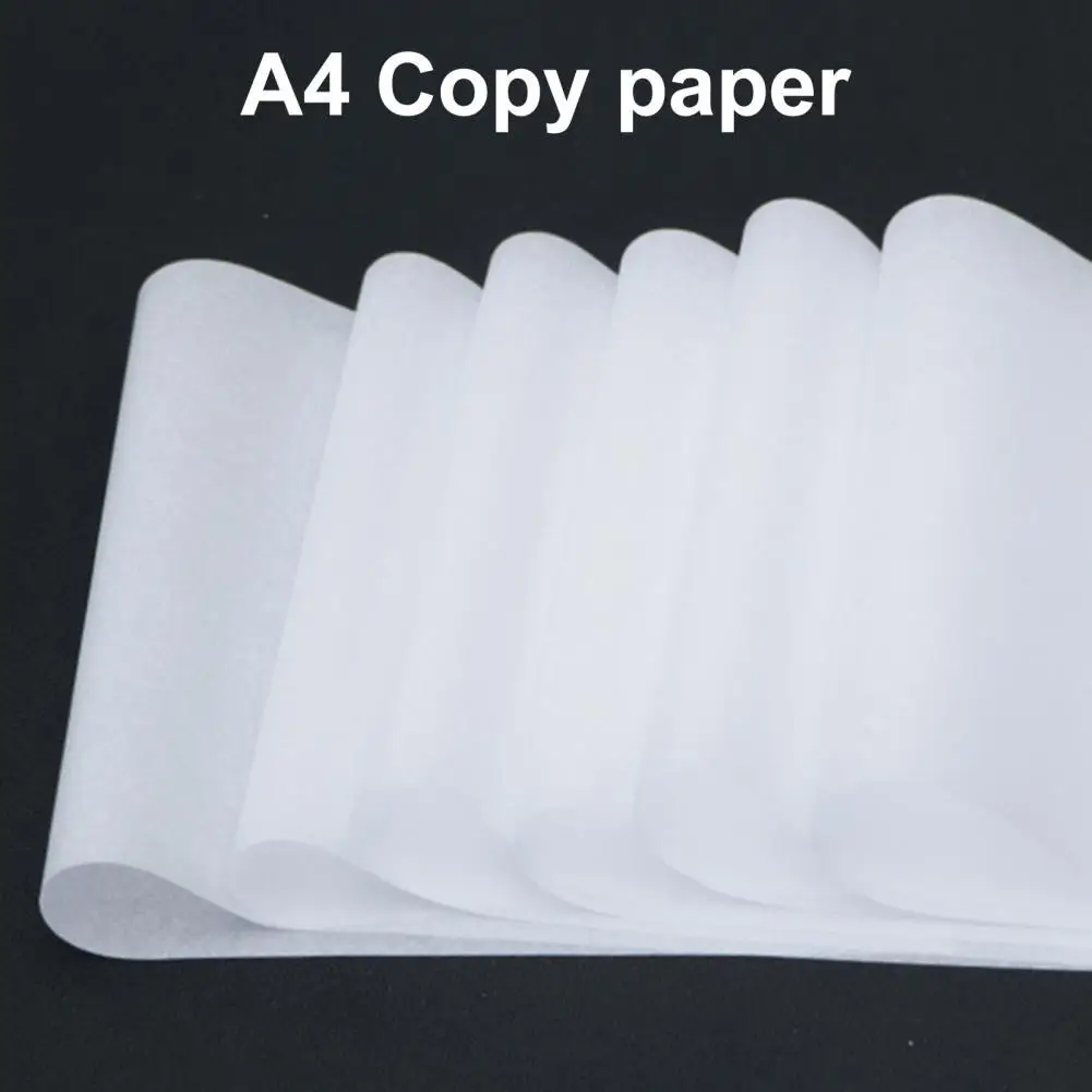 

100Pcs Tracing Paper Semi-translucent Smooth Writing A4 Calligraphy Transfer Paper for Calligraphy Tracing Paper for Calligraphy