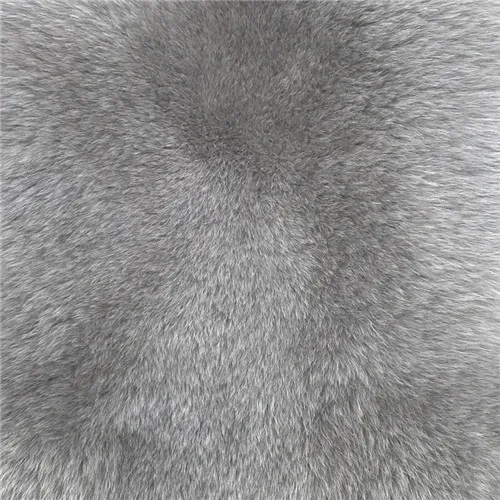 Grey Пальто из натурального меха с длинными рукавами, женская зимняя куртка из натурального Лисьего меха, высококачественное пальто из натурального Лисьего меха - Цвет: Grey