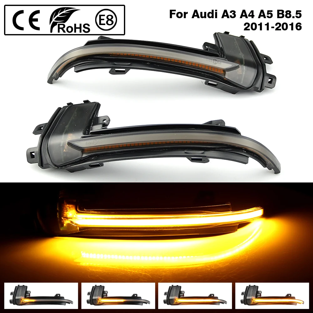 Светодиодный индикатор поворота для Audi A3 8P A4 A5 B8 Q3 A6 C6 4F S6 S4 S5 A8 D3 8K S8|Сигнальная